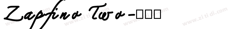 Zapfino Two字体转换